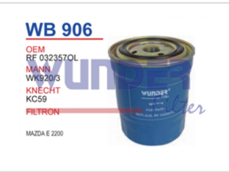 WB 906 MAZDA E 2200 RF 032357OL Yakıt/Mazot Filtersi