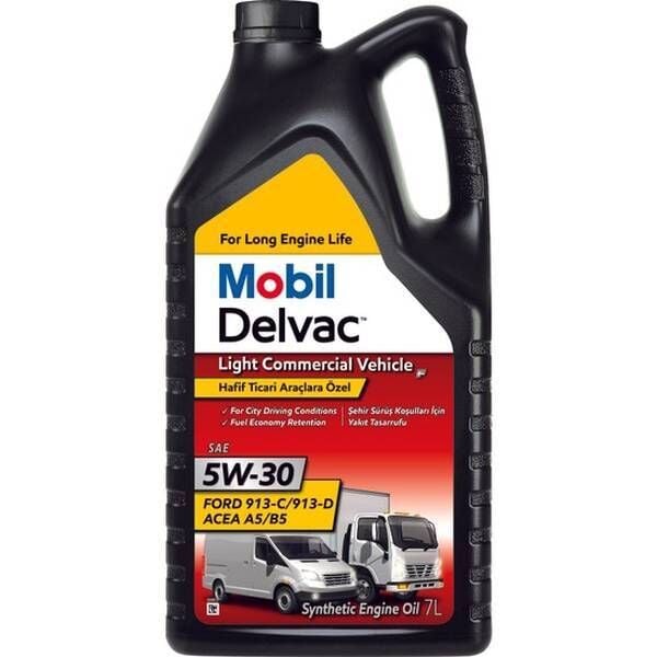 Mobil Delvac LCV F 5W-30 7 Litre Motor Yağı (157384)