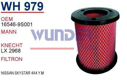 WH 979 NiSSAN SKYSTAR 4X4 Y.M 16546-9S001 Hava Filtresi