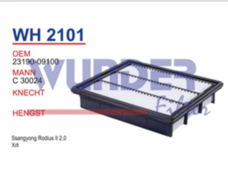 WH 2101 Ssangyong Rodius II 2.0 Xdi 23190-09100 Hava Filtresi