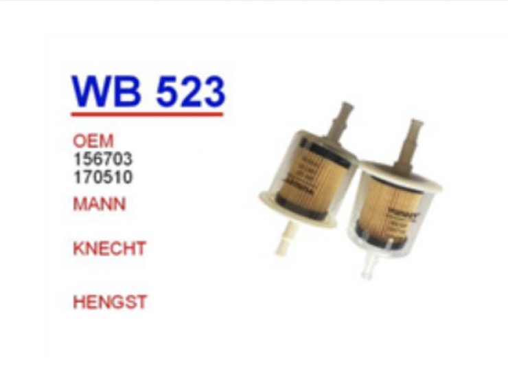 WB 523 MAZDA 323 II (BD) 1.5-1.1 GF 61 Yakıt/Benzin Filtresi