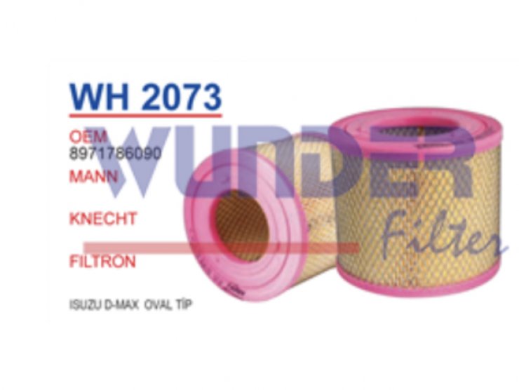 WH 2073 ISUZU D-MAX  OVAL TİP 8971786090 Hava Filtrsi