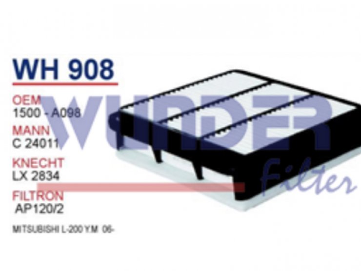 WH 908 MiTSUBiSHi L-200 Y.M  06- 1500 - A098 Hava Filtresi