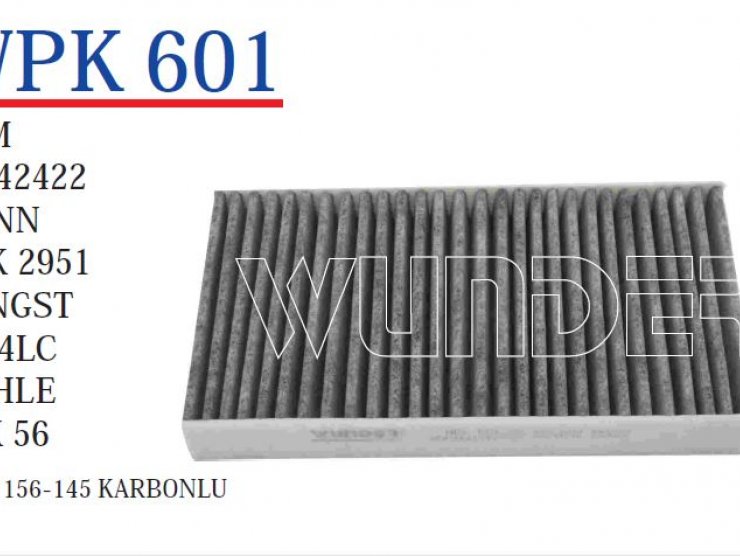 WPk 601 FiAT BRAVA - BRAVO - MAREA 95   46442422 Polen Filtresi