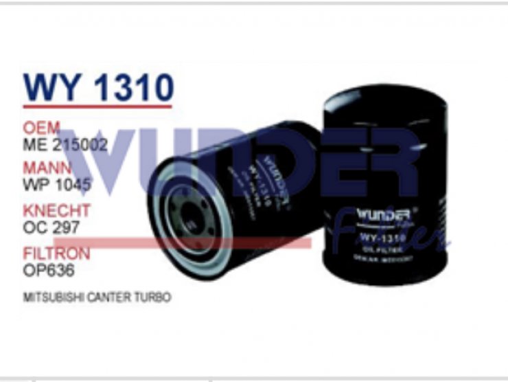 WY 1310 MiTSUBiSHi CANTER TURBO ME 215002 Yağ Filtresi