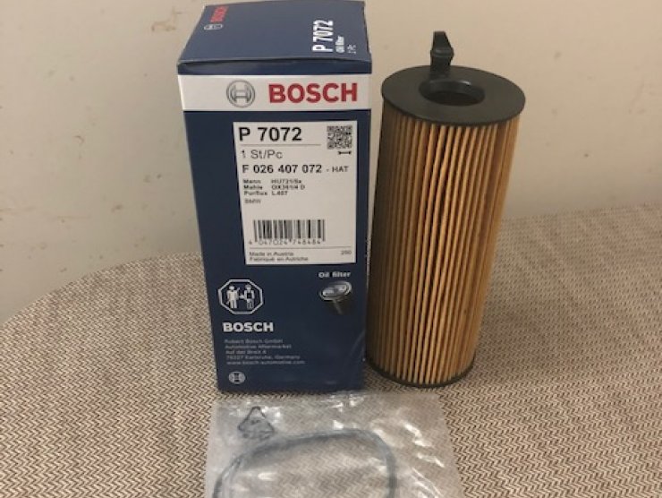 F026407072 11427807177 BMW 5.20 D E-60 E61YAĞ FİLTRESİ