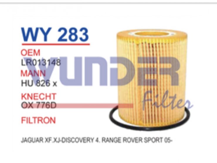 WY 283 DİSCOVERY 4 , RANGE ROVER SPORT 05- LR013148 Yağ Filtresi