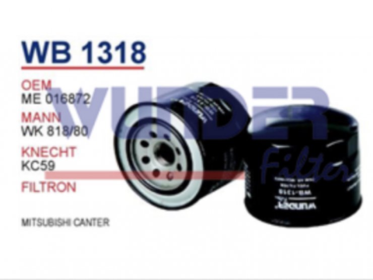 WB 1318 MiTSUBiSHi CANTER  ME016872 Yakıt/Mazot Filtresi