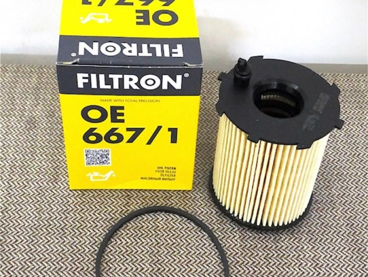 OE667/1 1109.S5 PEUGEOT CITROEN 1.4-1.6 HDİ FORD 1.6TDCI YAĞ FİLTRESİ 