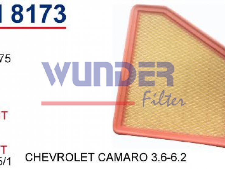 WH8173  CHEVROLET CAMARO 3.6-6.2 92196275 Hava Filtresi