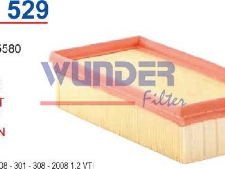 WH 529 CITROEN C-ELYSEE-C3 II - DS3 1,2 VTİ 9674725580 Hava Filtresi