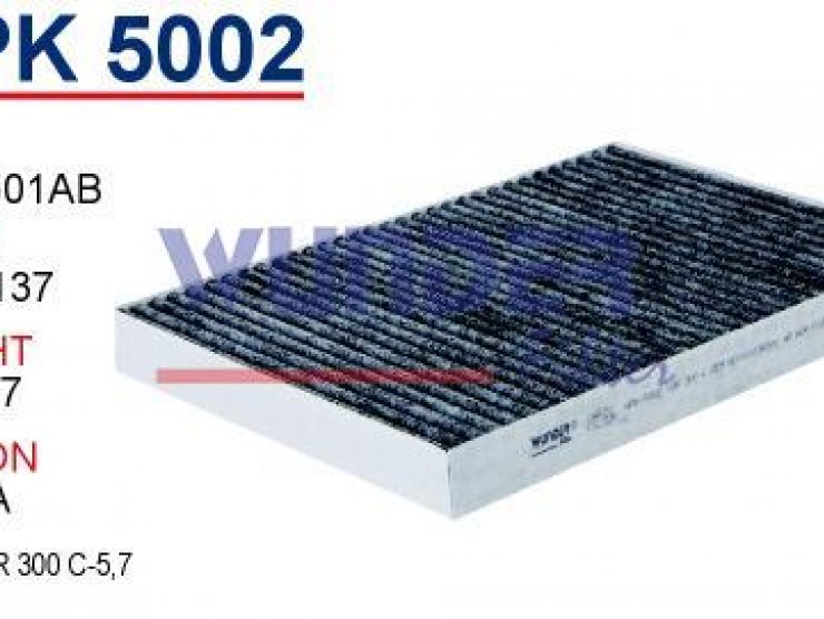 WPK 5002 CHRYSLER 300 C-5,7  04596501AB Polen Filtresi