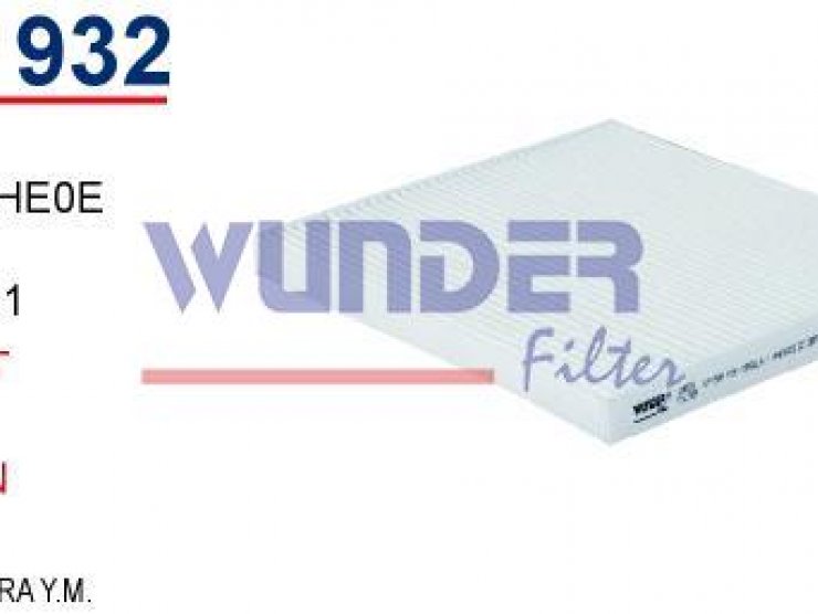 WP 932 NİSSAN MİCRA Y.MODEL 27277-1HE0E Polen Filtresi