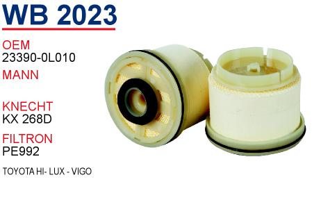 WB 2023 TOYOTA HI-LUX - ViGO  23390-0L010 Yakıt/Mazot Filtresi
