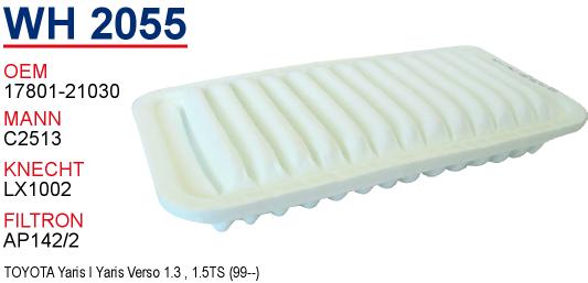 WH 2055 TOYOTA YARiS 99  17801-21030 Hava Filtresi
