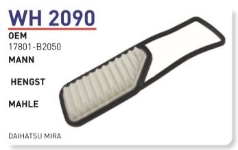 WH 2090 DAIHATSU MİRA 17801-B2050 Hava Filtresi
