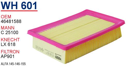 WH 601 ALFA 145-146-155 46481588 Hava Filtresi