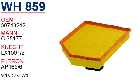 WH 859 VOLVO S80 V70  30748212 Hava Filtresi
