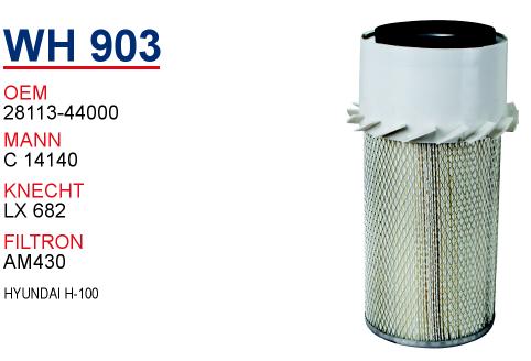 WH 903 HYUNDAi H-100  28113-44000 Hava Filtresi