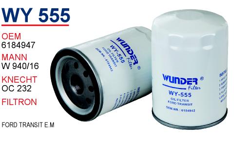 WY 555 FORD TRANSİT E.M    6184947 Yağ Filtresi